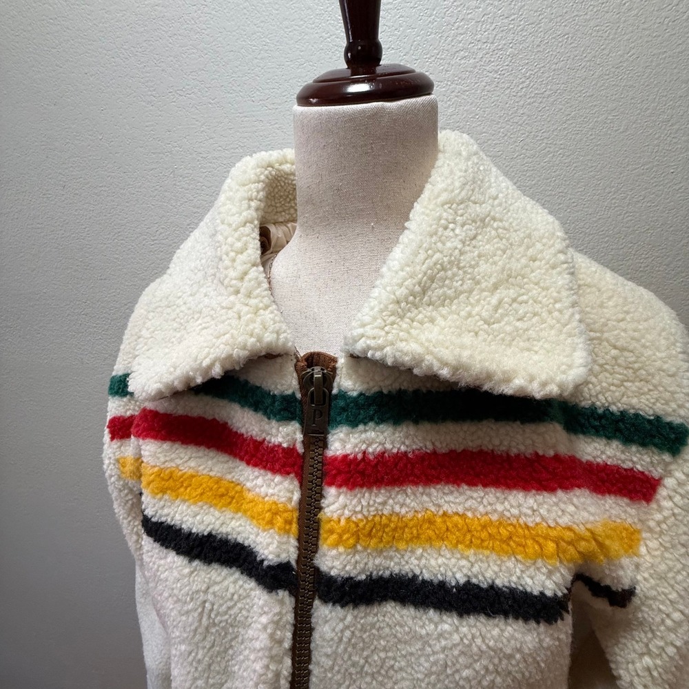 NWOT Pendleton Glacier National‎ Park Sunset Sherpa Fleece Jacket Women Size S/P - Picture 2 of 14